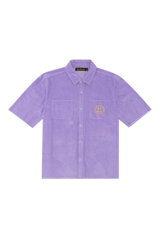 corduroy ss shirt - lavender