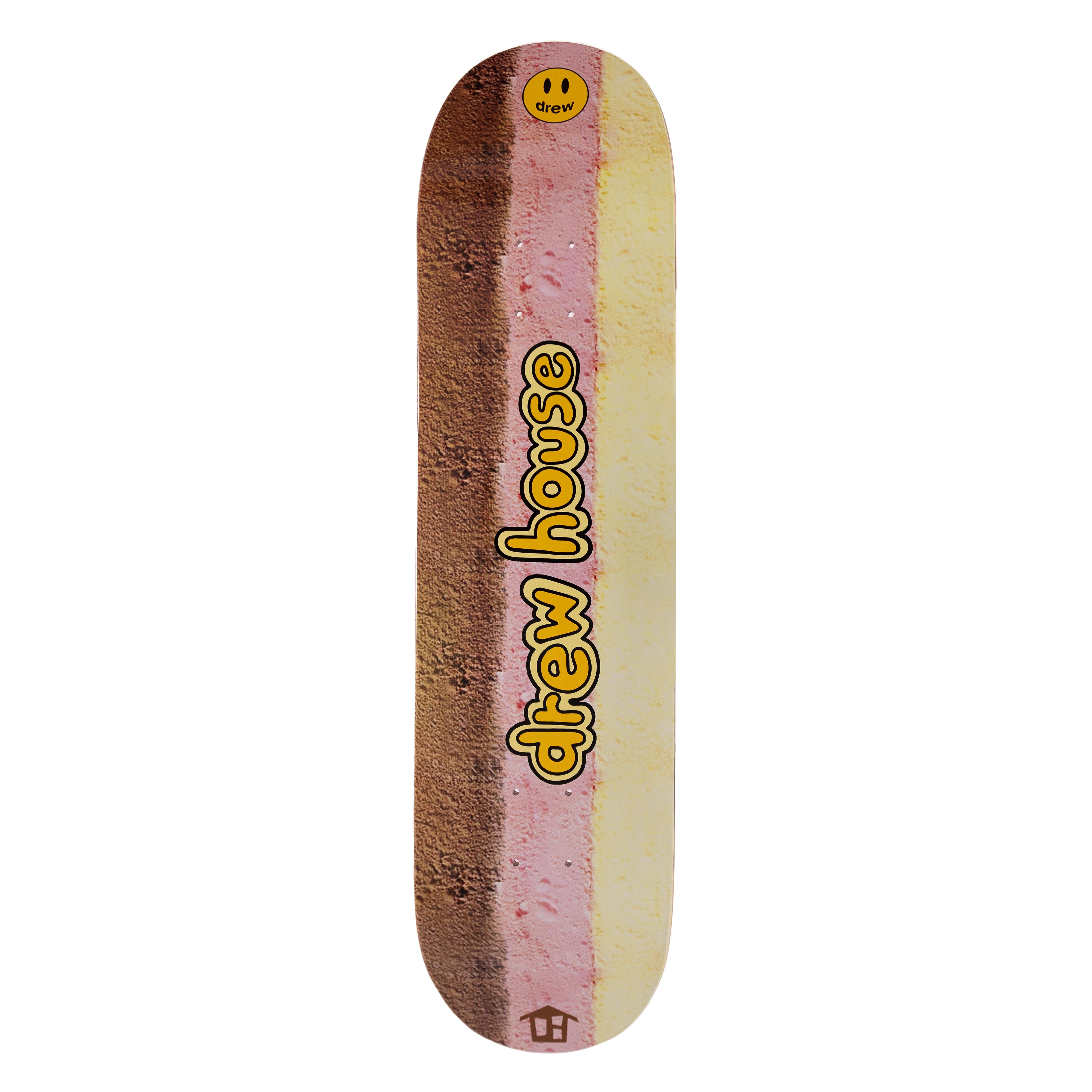 cartoon font skatedeck - neopolitan stripe – drew house