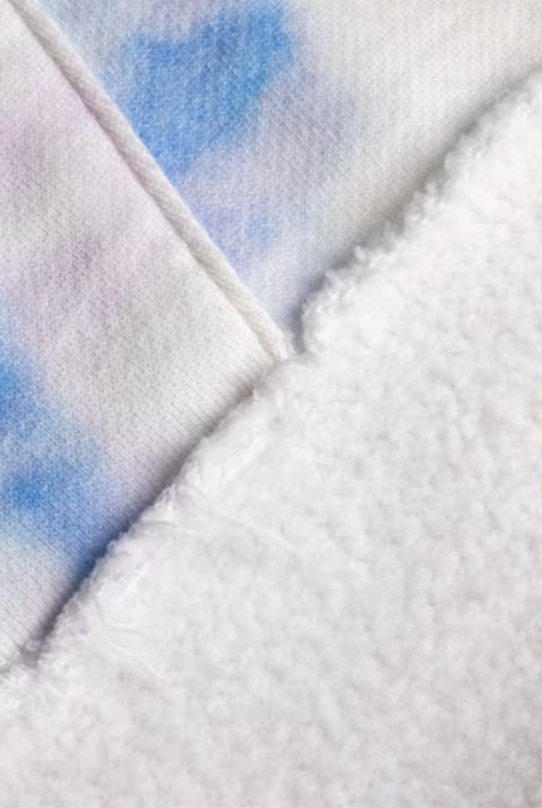 secret embroidered crewneck - royal blue