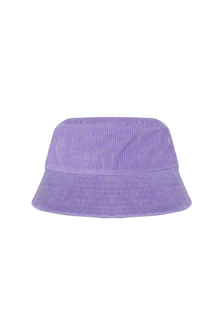 mascot corduroy bucket hat - lavender
