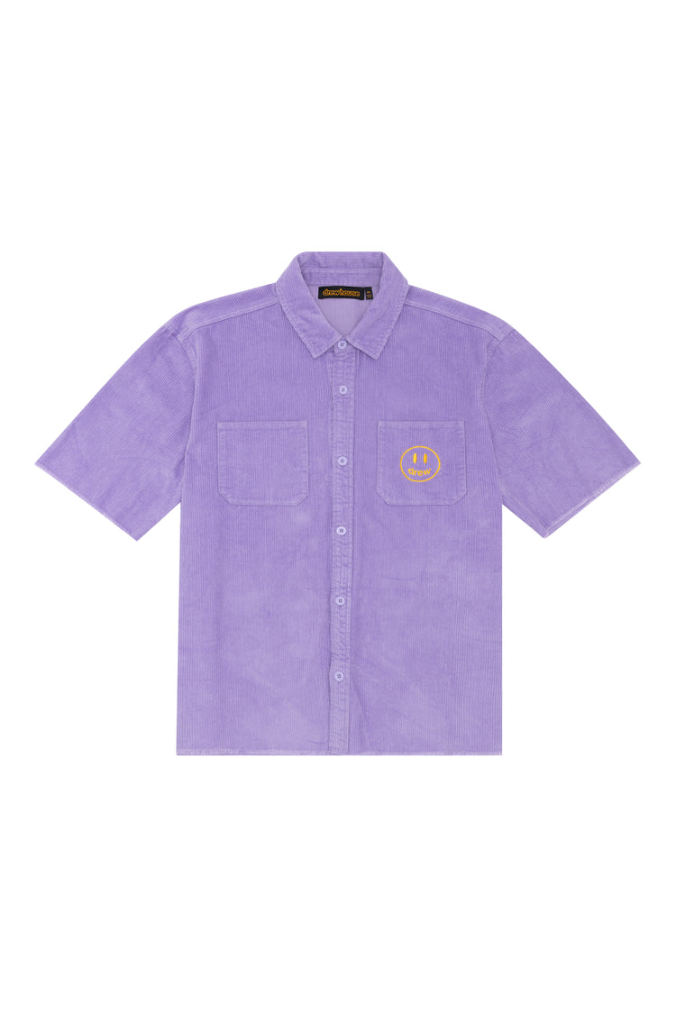 corduroy ss shirt - lavender
