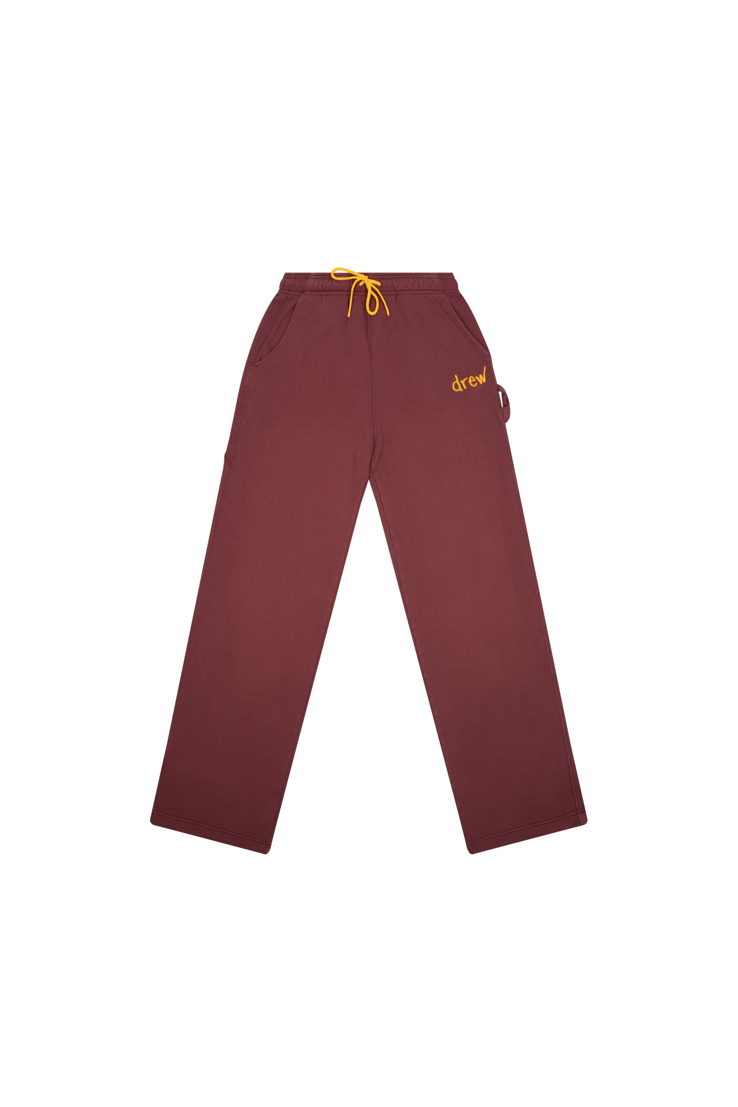 scribble carpenter sweatpant faded maroon