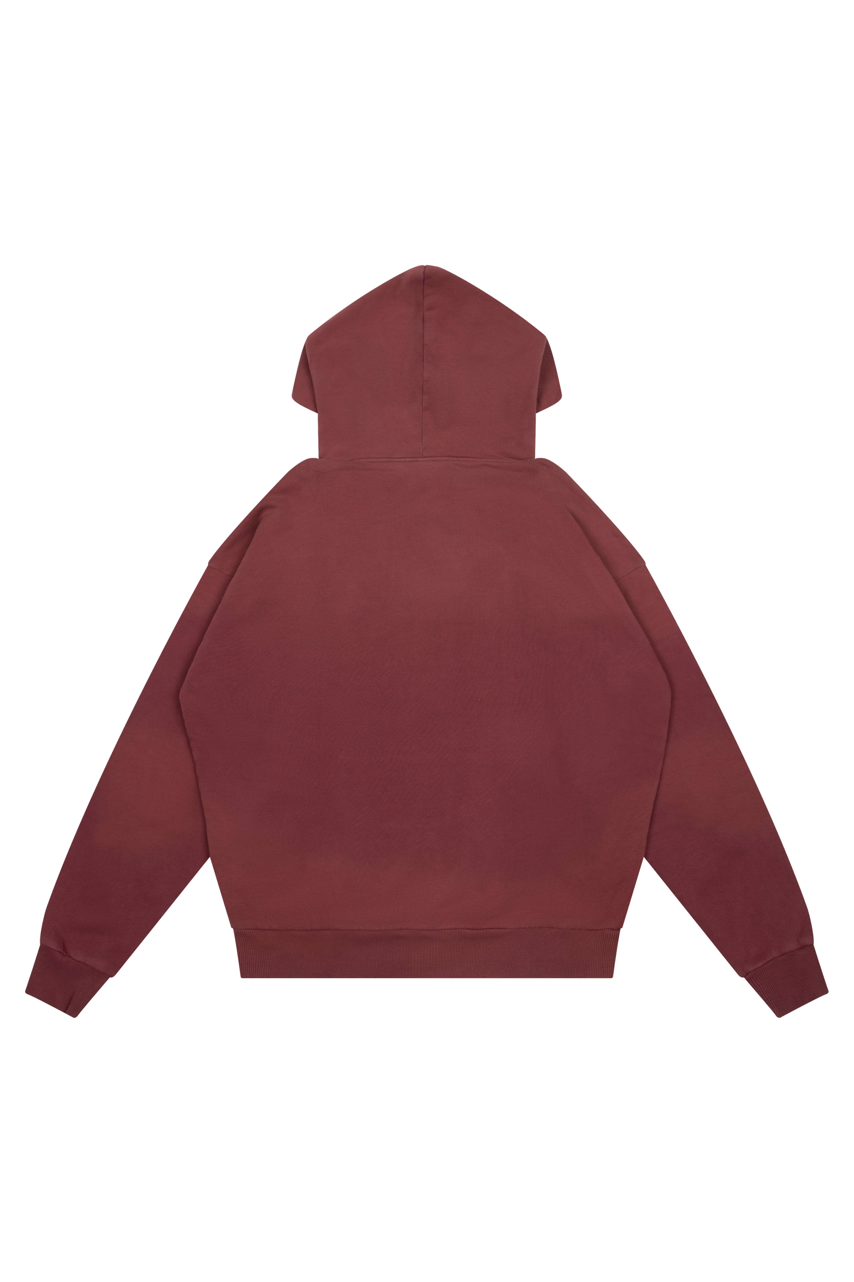 scribble hoodie - faded maroon – drew house