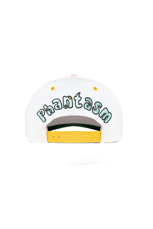 phantasm snapback hat - white/strawberry