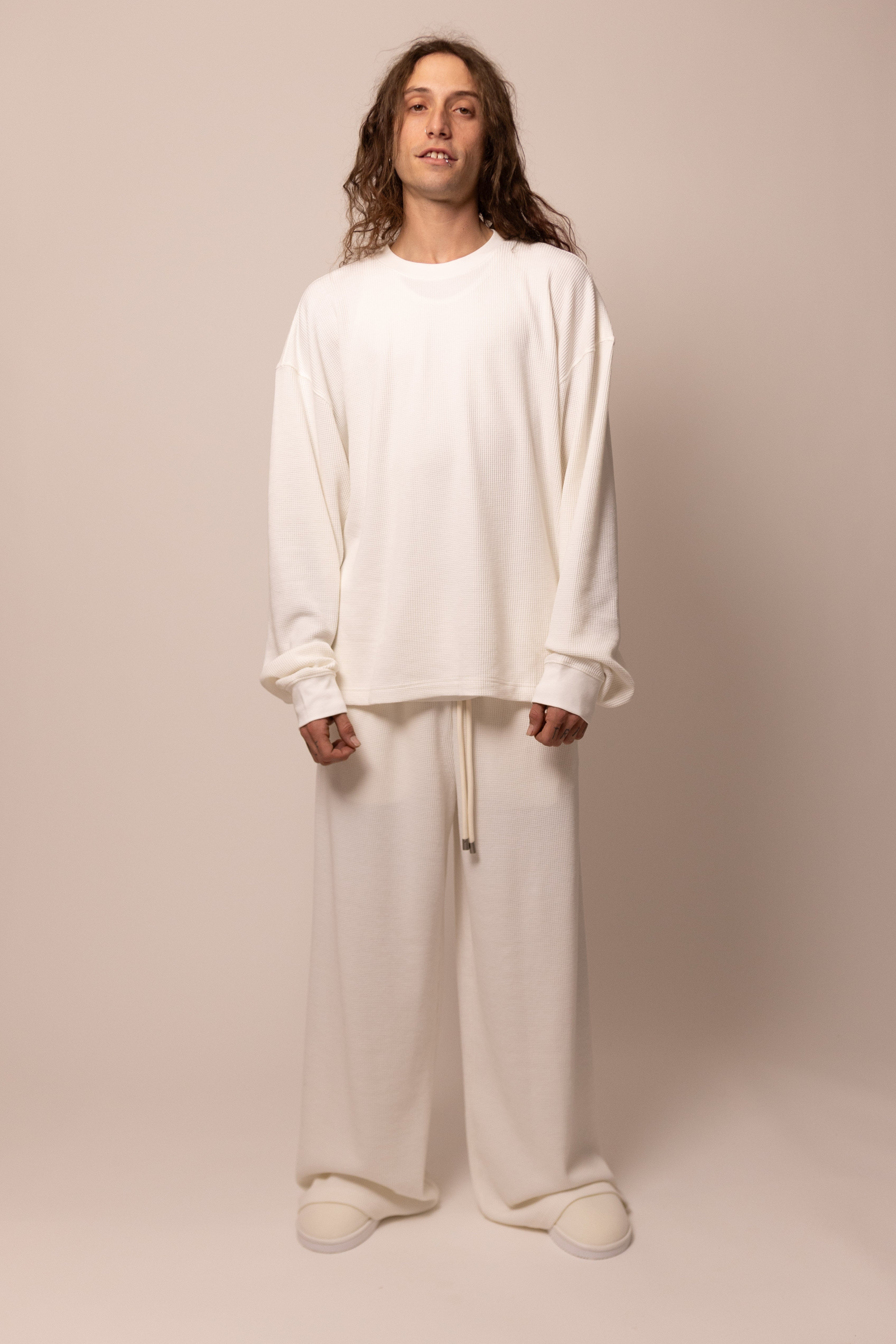 トップス SECOND/LAYER VEAL THERMAL WHITE SECOND/LAYER VERTICAL THERMAL WHITE トップス SECOND/LAYER VEAL