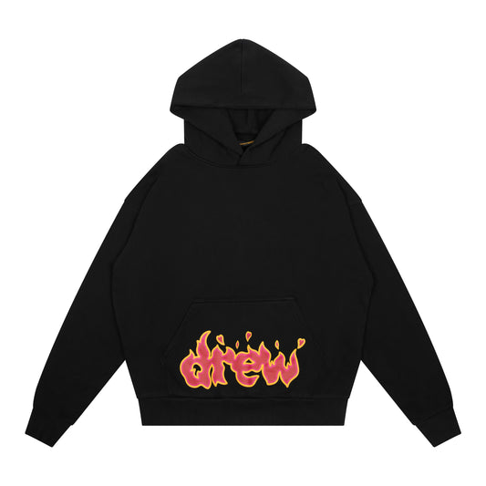 lit drew hoodie - black