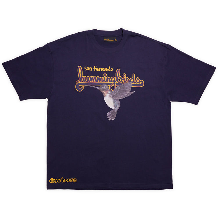 hummingbirds ss tee - navy