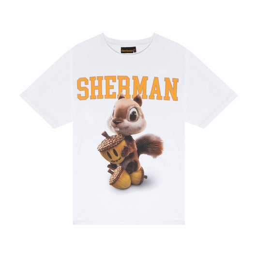 3d sherman ss tee - white