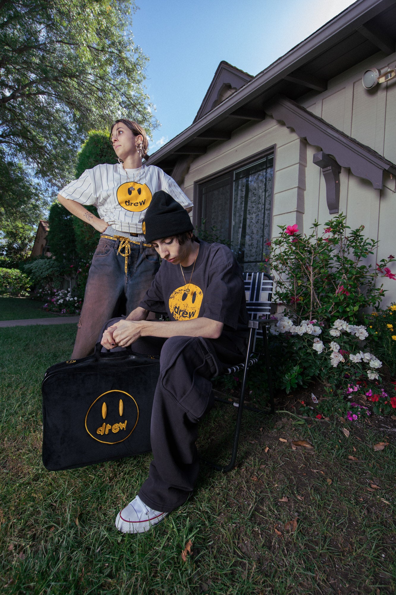 briefcase plush - black – drew house