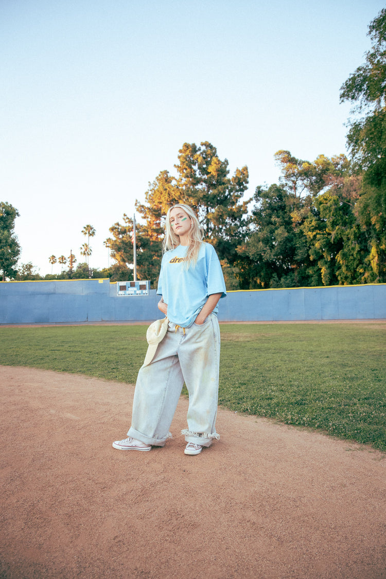 secret ss tee - pacific blue