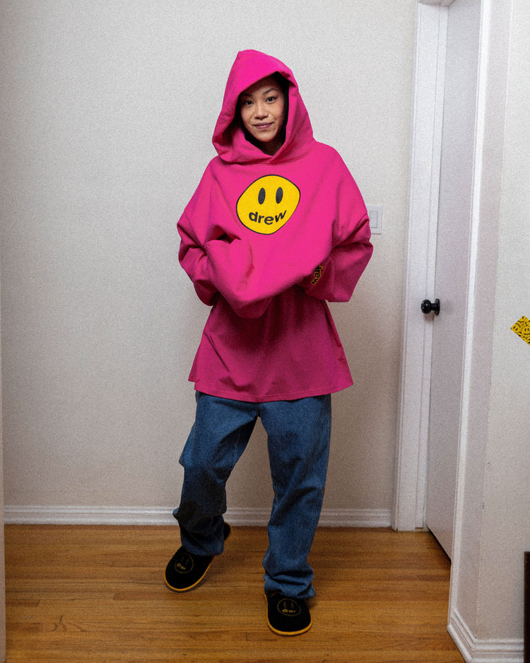 mascot hoodie - magenta