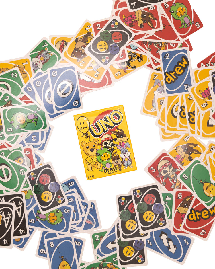 drew house x uno card game - golden yellow