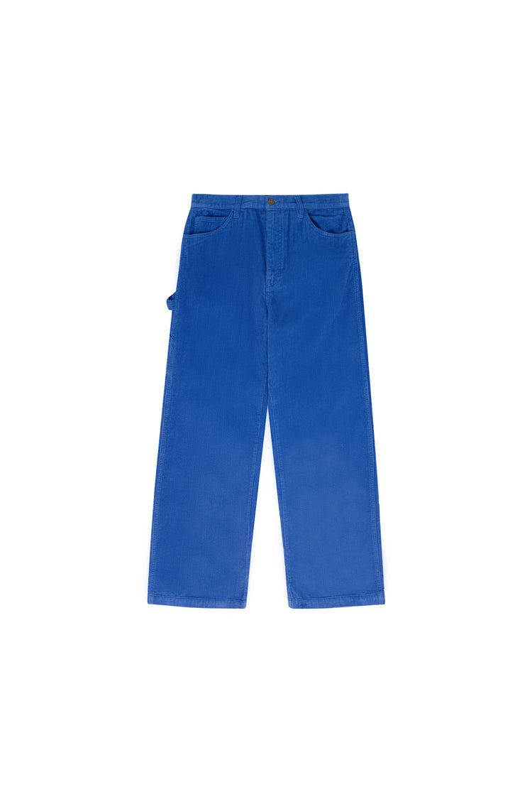 corduroy carpenter pant - royal blue