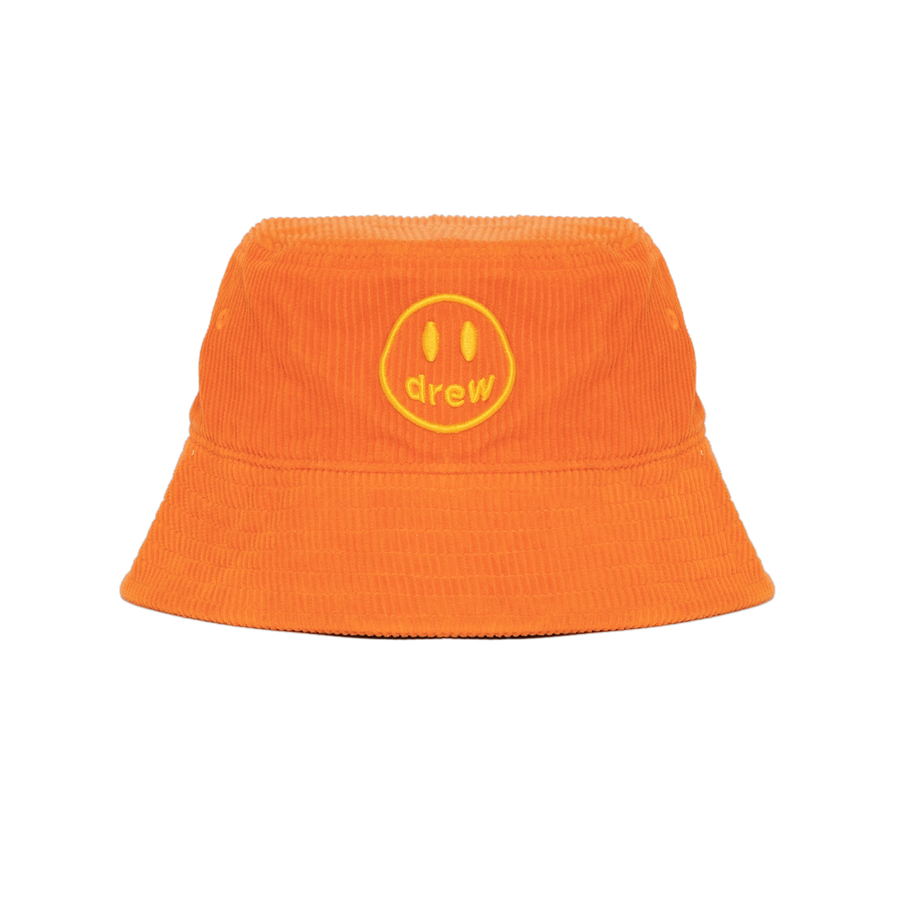 corduroy bucket hat orange – drew house