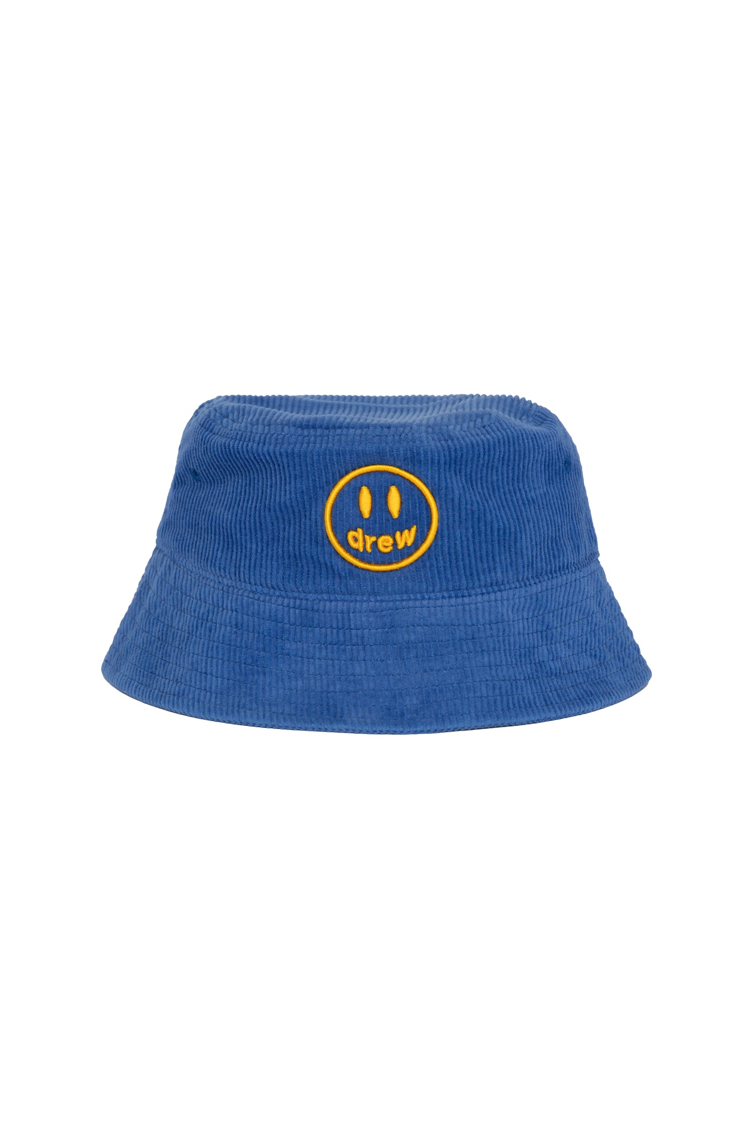 mascot corduroy bucket hat - royal blue – drew house