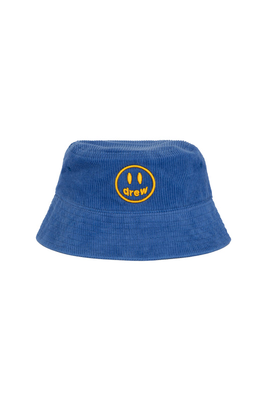 mascot corduroy bucket hat - royal blue