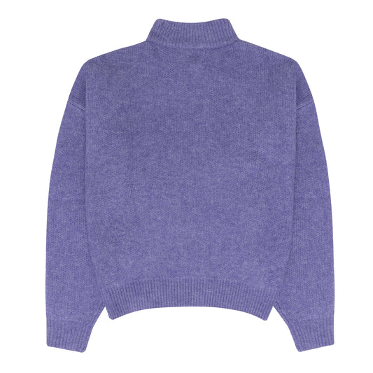 mascot funnel neck sweater - heather amethyst