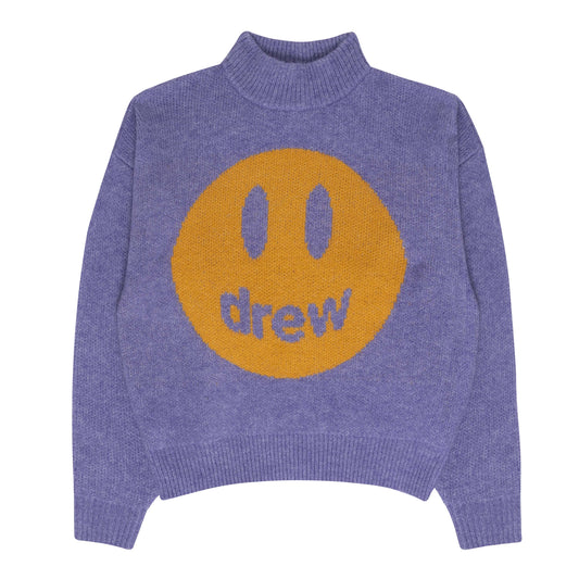 mascot funnel neck sweater - heather amethyst