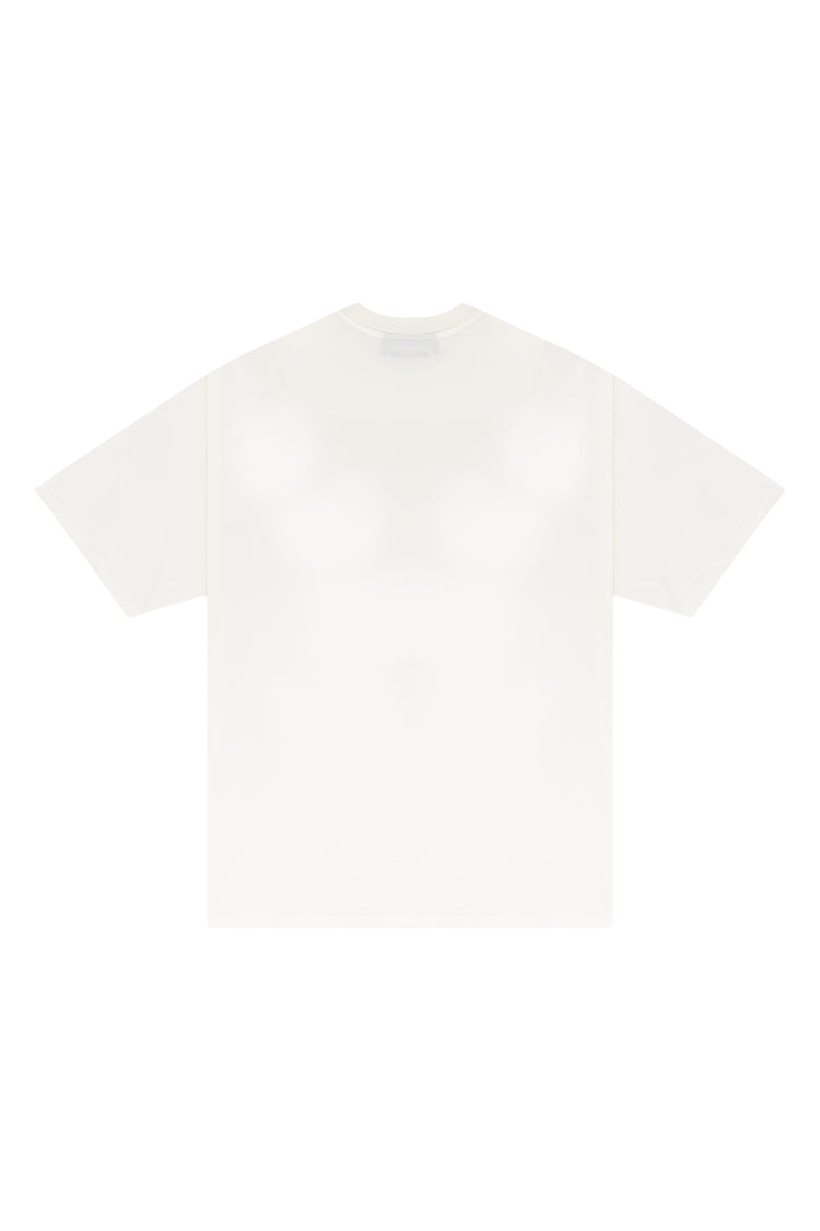 peace love & jackie ss tee - off white