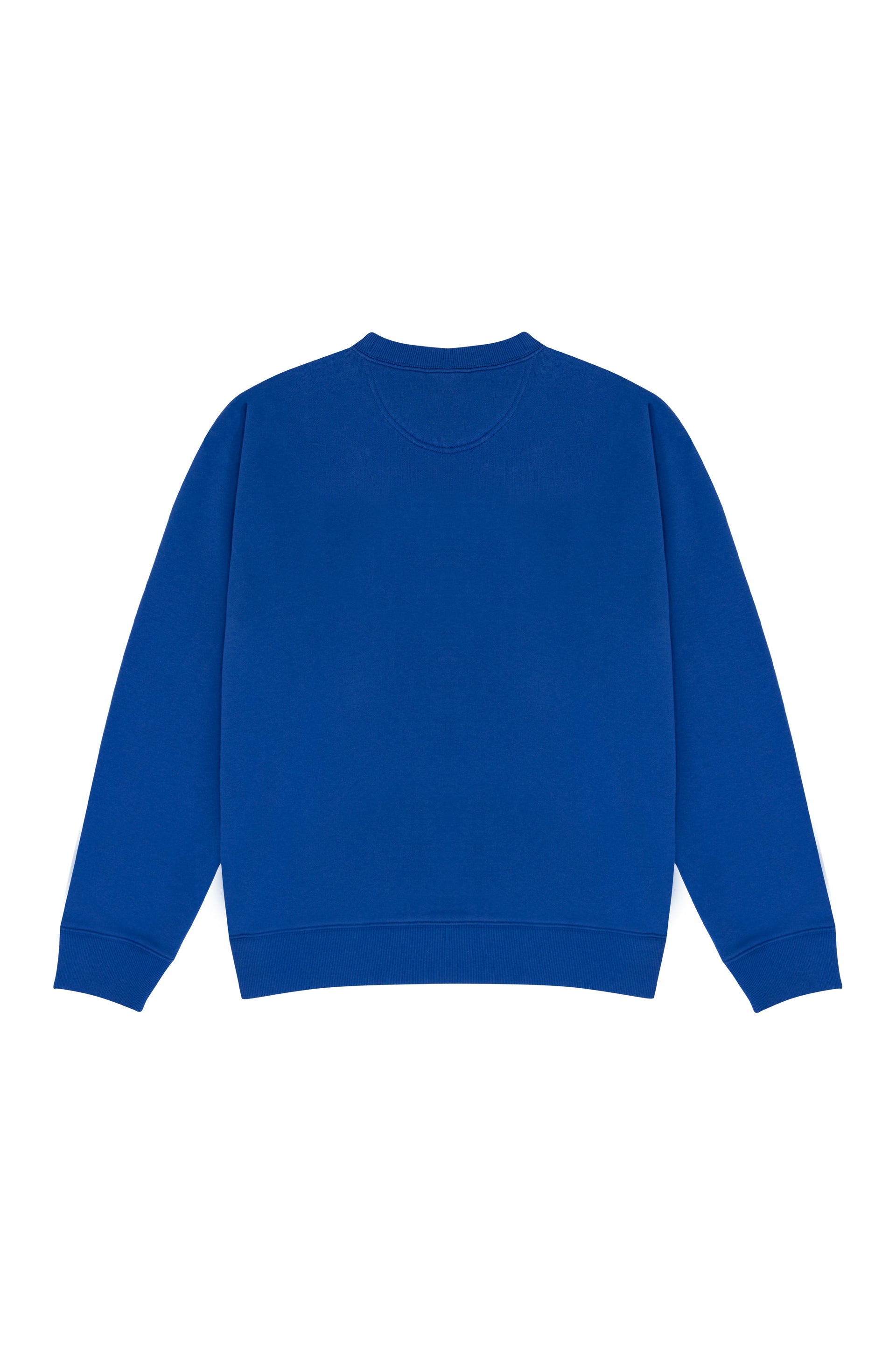 secret embroidered crewneck - royal blue