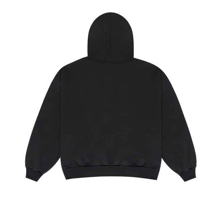 secret hoodie - faded black